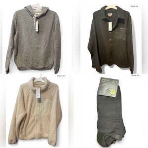 BUNDLE!!! Size XL Goodfellow Men’s Sweaters and 6 pair of socks!!